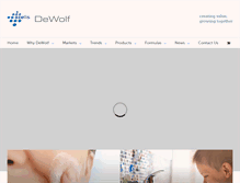 Tablet Screenshot of dewolfchem.com